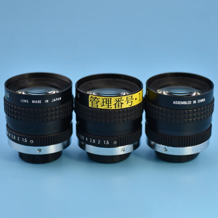 Подержанный оригинальный PENTAX/COSMICAR 8 5 мм 1:1.5 объектив CCTV промышленный для