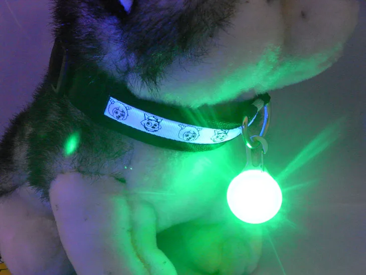 LED Glowing Luminous Flashing Pendant For Pet Dog Cat Night Safety Accessories | Дом и сад