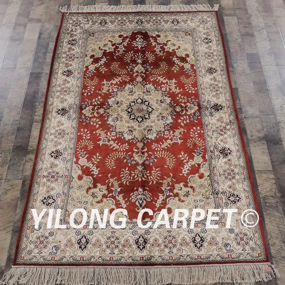 YILONG 4 'x 6' восточные турецкий ковер красный роскошный vantage античный Тебриз и
