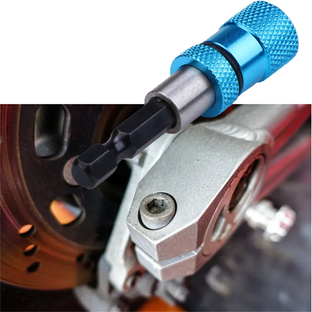 

PW TOOLS 1Pc 60mm Hex Shank Magnetic Drywall Screw Bit Long Extention Holder Drill Screw Tool 1/4" Shank