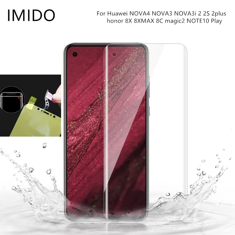 Для huawei Nova4 Nova3 3i 2 2S 2plus 3D полное покрытие мягкая Гидрогелевая защитная пленка