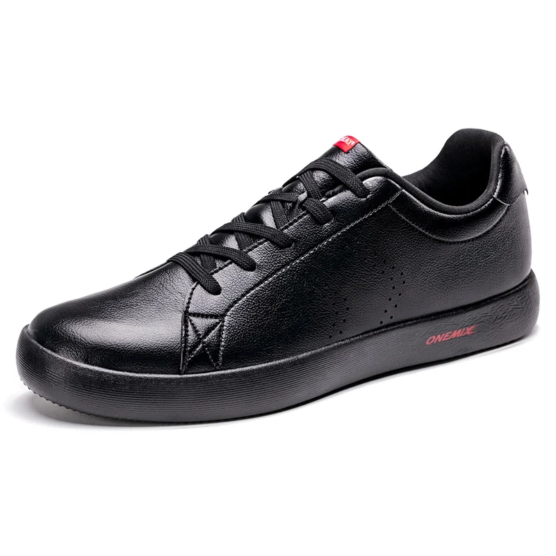 Black Red 1356 ONEMIX/пара обуви для скейтбординга; женские белые туфли на плоской подошве; Новинка года; кожаные дышащие мужские повседневные кроссовки в студенческом стиле; обувь для бега - Цвет: Black Red 1356