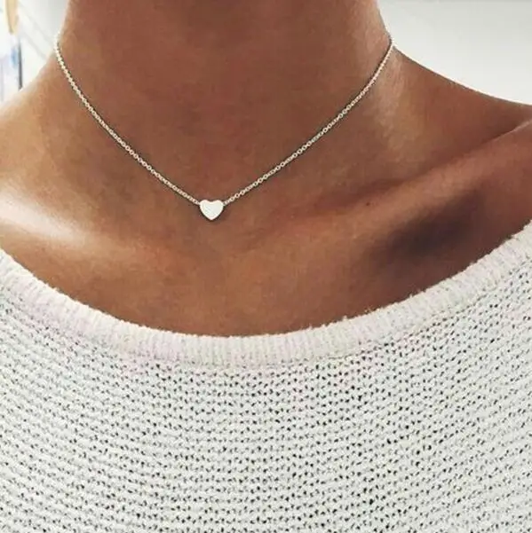 Na811 модное богемное простое и элегантное милое Персиковое сердце любовь цепочка