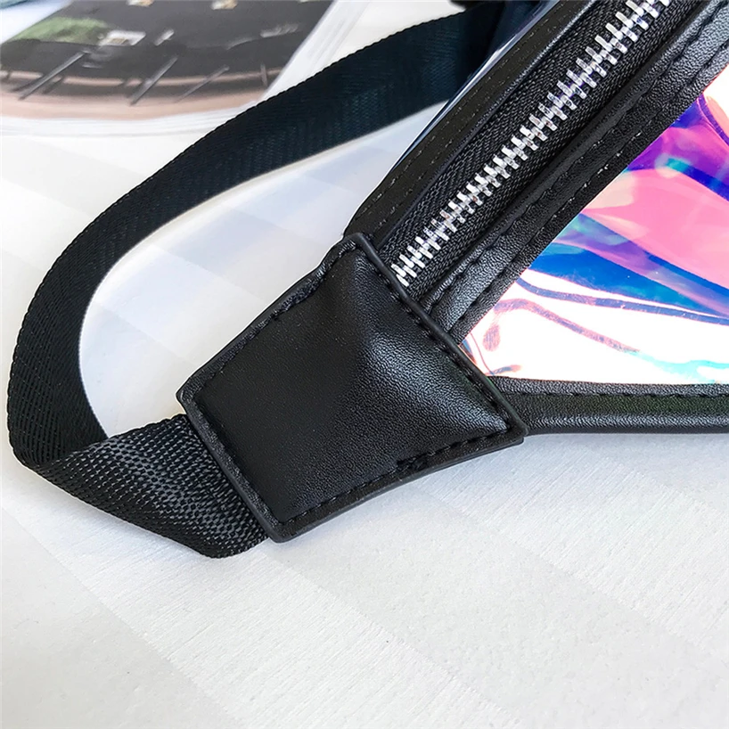 Aelicy Hip Hop Streetwear Waist Pack Laser Beach Bag Men Crossbody Belt Women Joker Riding Running Chest Bags | Багаж и сумки