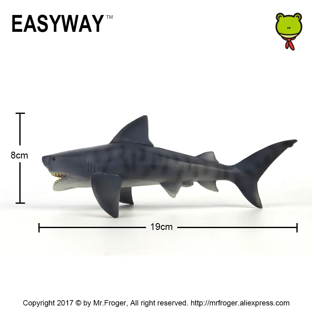 EASYWAY игрушка Акула тигр Детская обучающая для детей подарок имитационная модель
