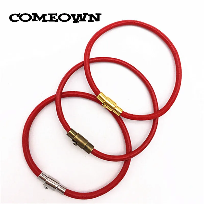 COMEOWN 2017 женские модные браслеты и 10 шт. 3 мм 16-25 см из нержавеющей стали магнитные