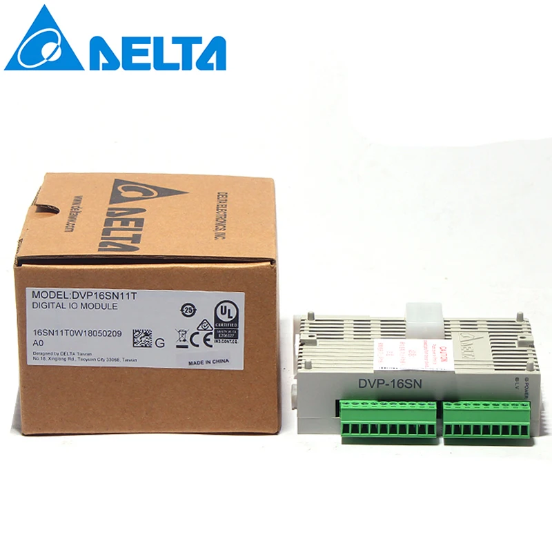 Оригинальный цифровой модуль Delta DVP16SM11N DVP16SN11T контроллер PLC 24 В постоянного тока 16