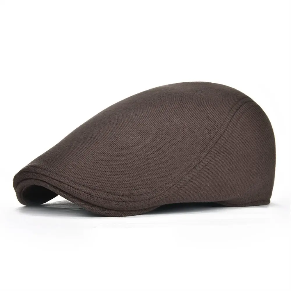 Voboom Весенняя хлопковая ирландская Кепка Golf Ivy Jeff cap s для мужчин и женщин водитель, разносчик газет шляпа в стиле Гэтсби боина 312 - Цвет: Коричневый