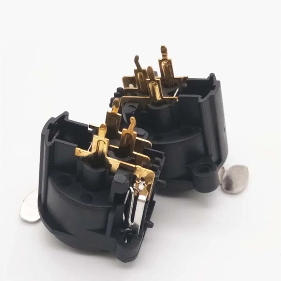 NinthQua 1 шт. XLR балансировочный 3 полюсный гнездовой разъем с позолоченным