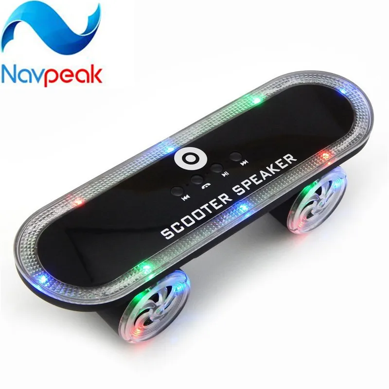 Портативный скейтборд стерео динамик s MP3 плеер Поддержка TF карты громкой связи