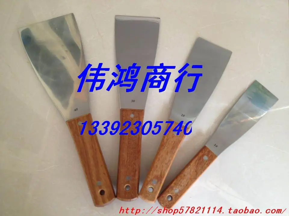

1# high elastic stainless steel shovel, tail with hole, good flexibility, wide 45mm