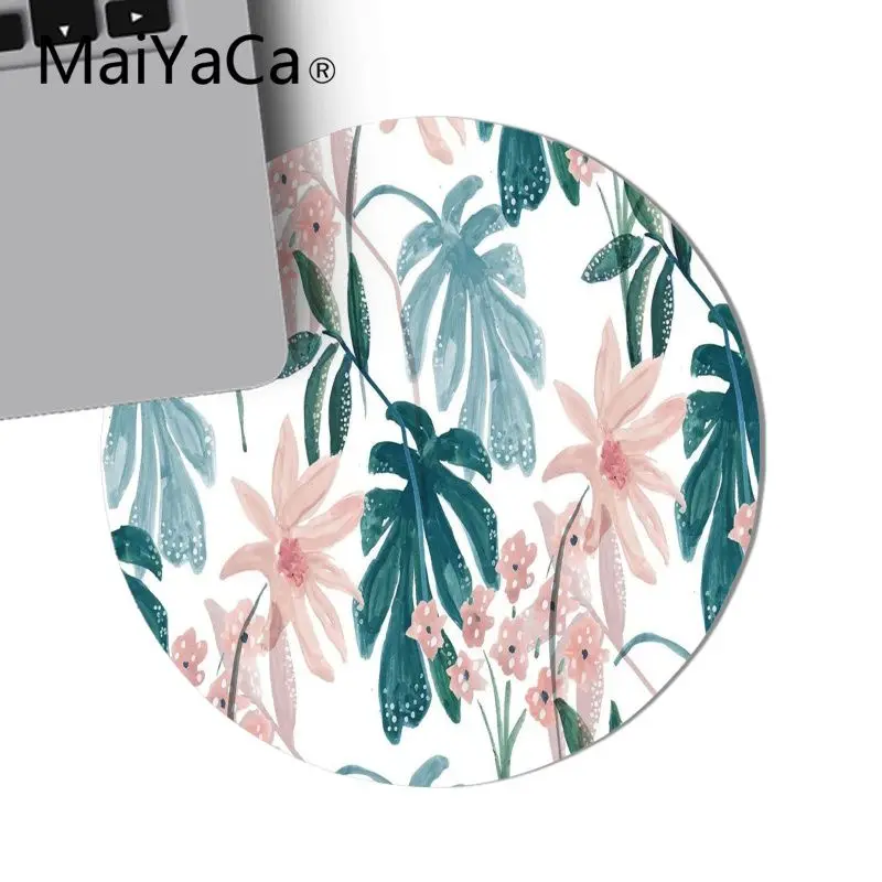 Игровой коврик для мыши Maiyaca с тропическими листьями 22x22 см | Компьютеры и офис