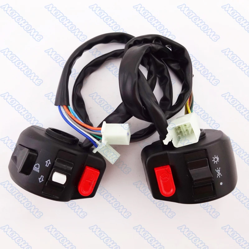 Left and Right Handle Switch Control Assembly Set For GY6 50cc 125cc 150cc Moped Scooters |