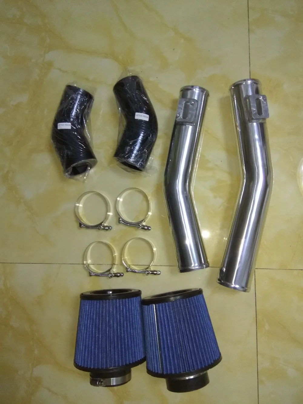 GTR R35 турбо верхний воздухозаборник трубы и воздушный фильтр 2009 2015 76 мм/70 мм