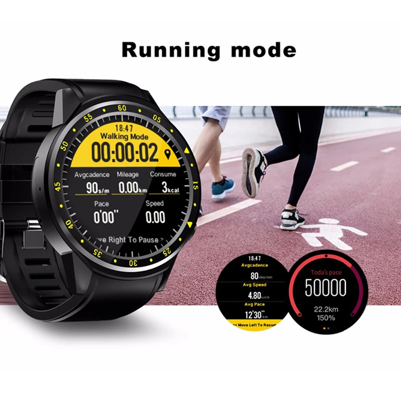 Спортивные gps F1 смарт-часы для мужчин с камерой поддержка Шагомер Bluetooth 4,0 Смарт-часы sim-карты наручные часы для IOS Android телефон
