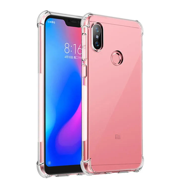 Luxury Shockproof Case for Xiaomi Mi 9 8 SE lite Mi8 soft Silicone on Redmi Note 5 6 pro 7 6a case Clear protection Phone Cover |