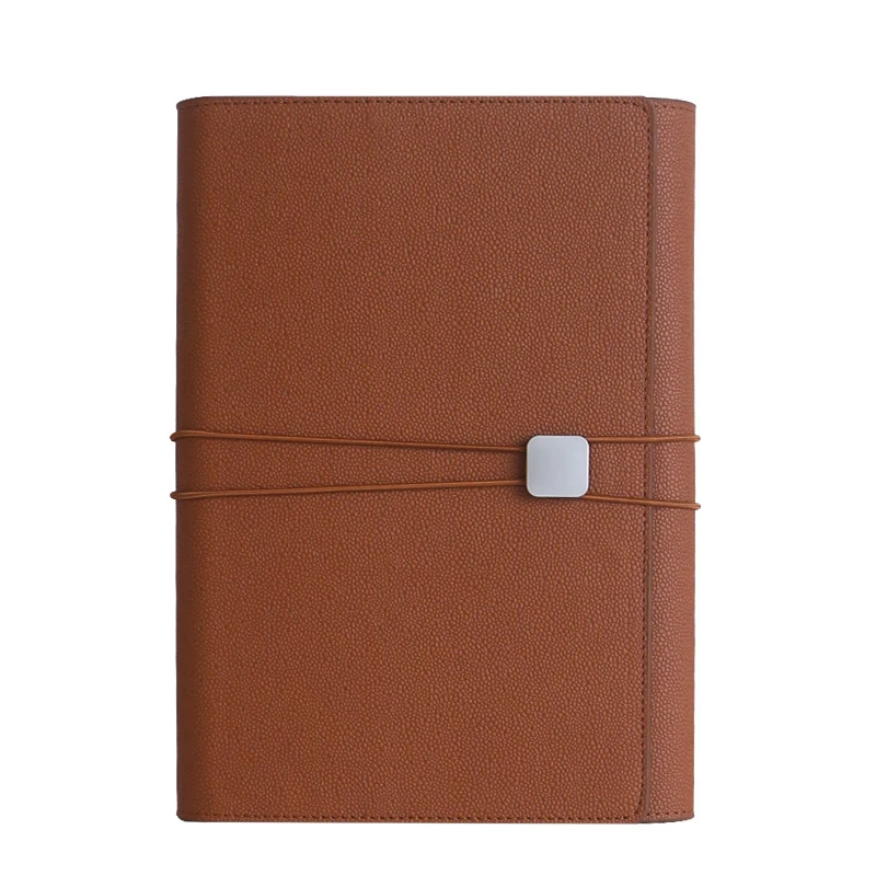 Brown A5 Office Planner Business Notebook School Stationery Supplies Loose-leaf Notebook Agenda Planner Organizer Bullet Journal - Цвет: Brown