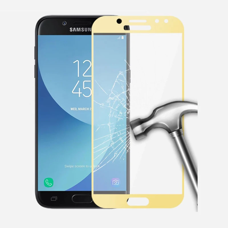 Закалённое стекло Dreamysow для Samsung Galaxy J730 J530 J3 A5 A3 A7 2017|glass for samsung|screen protector filmcolored glass |