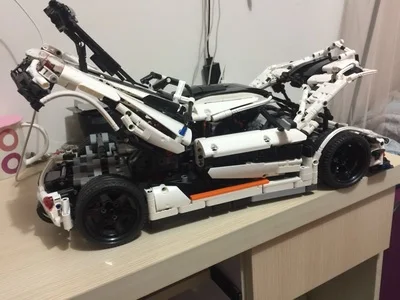 3136 шт. Technic серия MOC изменение гоночного автомобиля набор детей развивающие