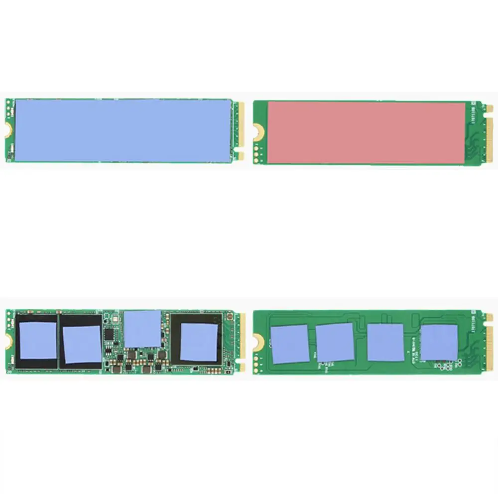 5 шт. красный крутой военный корабль для NVME NGFF M.2 радиатор алюминиевый лист