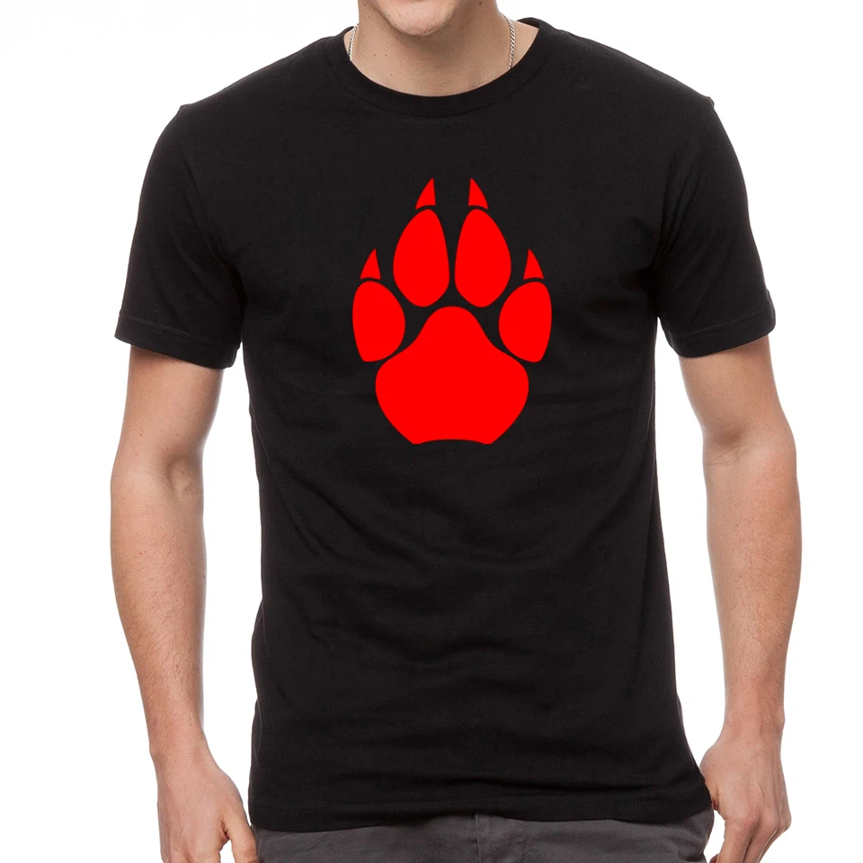 Мужчины Bear Paw Футболка со следами DOMI 2019 лето новый хлопок o образным вырезом с