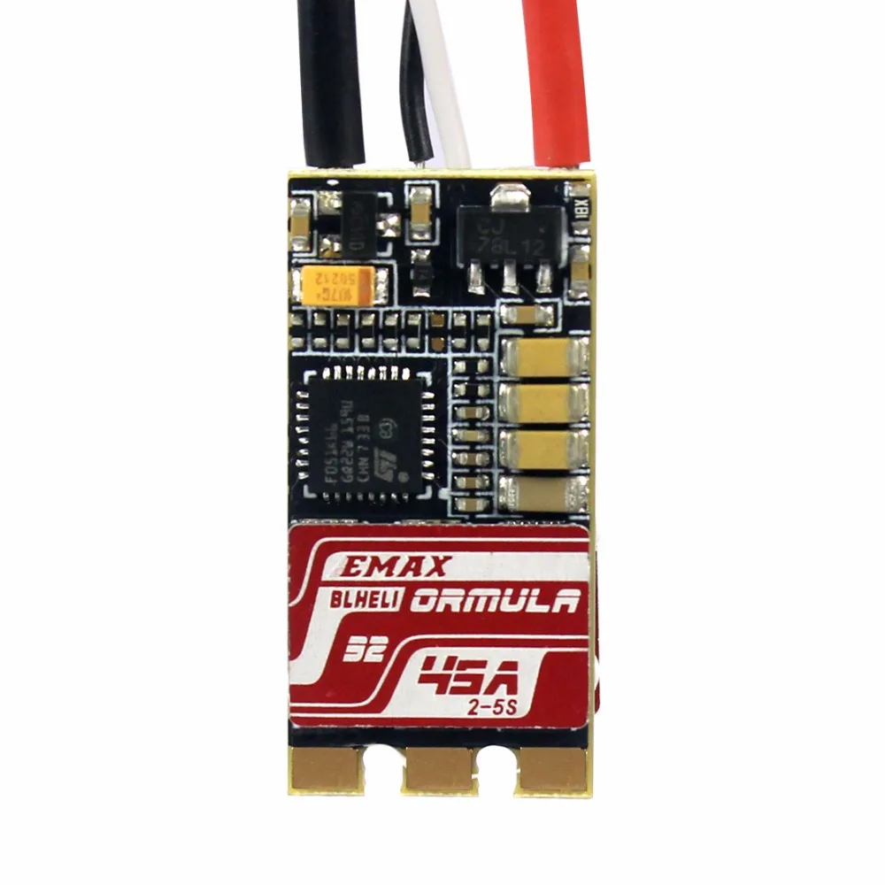 EMAX формула 45A гоночный контроллер скорости бесщеточный ESC BLHeliS 32 для FPV DIY RC Дрон Racer