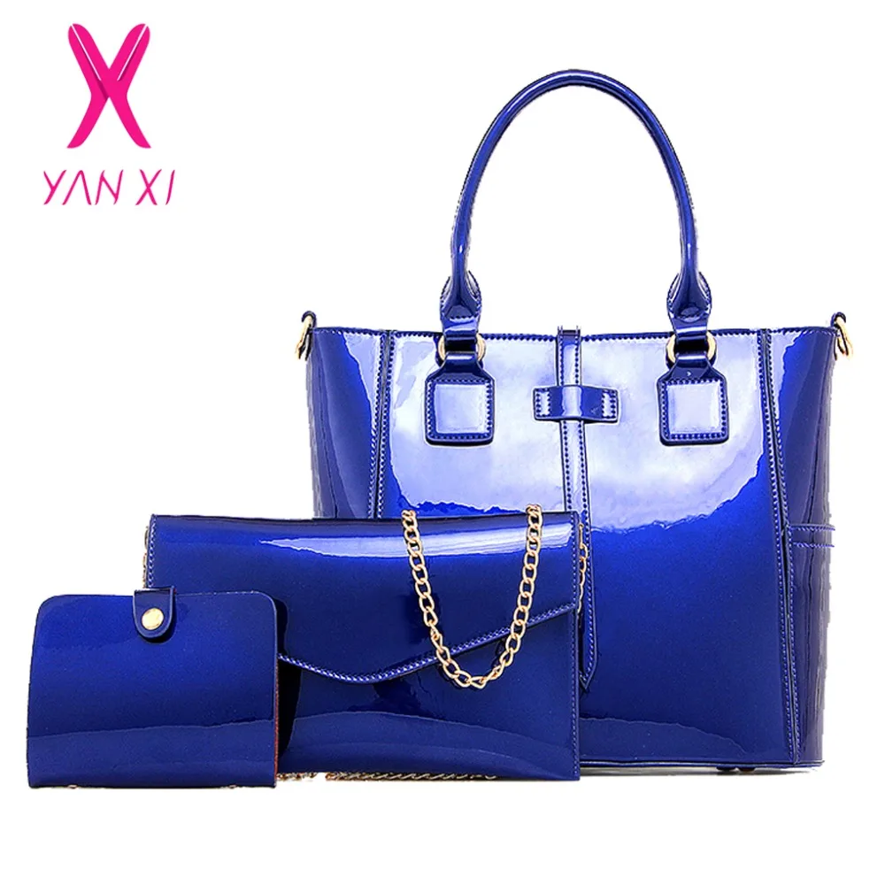 Yanxi Новый Интернет-магазин fashion леди плечо Сумка Дизайнерские синие сумки