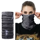 Тюрбан сетчатый для мужчин, женщин и мужчин, с маской, уличный шарф