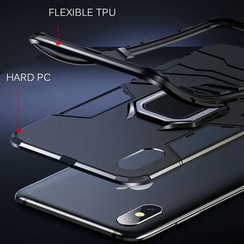 Роскошный противоударный чехол-броня на IPhone 6 6s 7 8 Plus силиконовый чехол для X XR XS Max