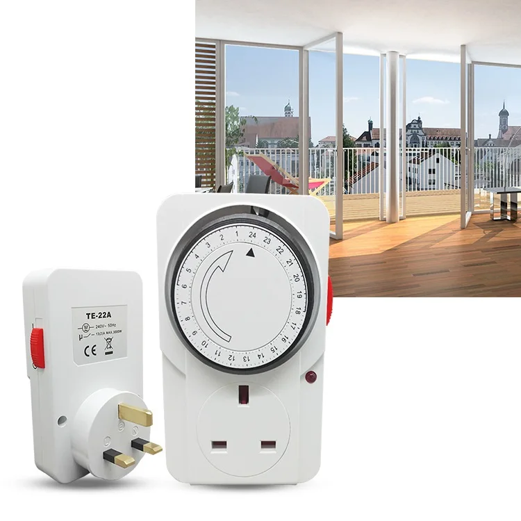 Умная розетка UK программируемый механический цифровой таймер таймер|timer switch|timer