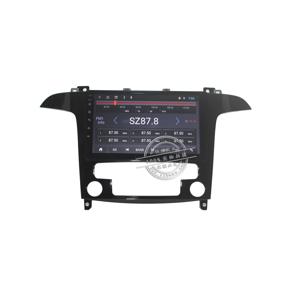 Автомагнитола Bway 9 "для Ford S Max 2007 2008 android 7 1 dvd плеер с bluetooth GPS SWC Wi Fi Mirror link|car