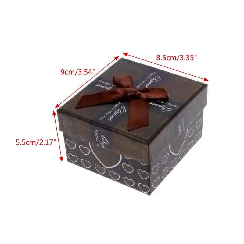 Bowtie прочная подарочная упаковка чехол для браслета браслет ювелирное изделие подарок коробка для часов