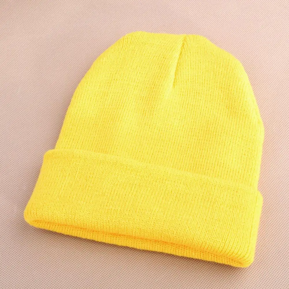 Лидер продаж модная мужская и женская зимняя шапка в стиле унисекс Вязаная Шапка