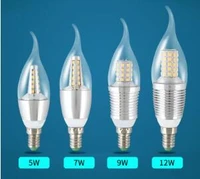 e27 led lamp vintage edison lamps 110220v 5w 7w 9w 12w candle light led bulbs for home lighting