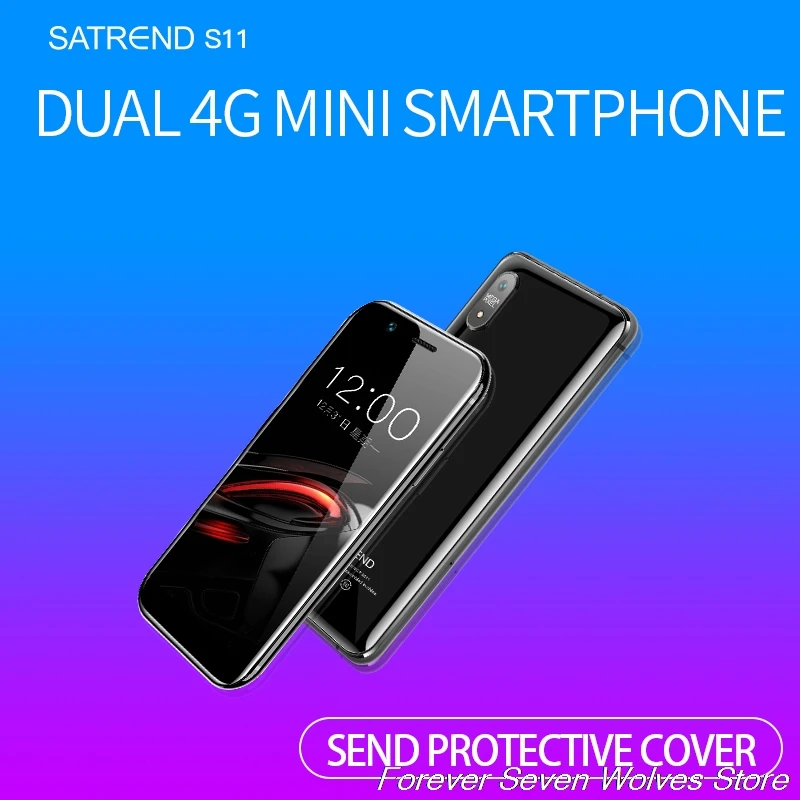 Маленький 4G Мини-смартфон S11 Android 7,1 мобильный телефон MTK6739 WiFi Две sim-карты 3,2 дюймов мобильный телефон gps Bluetooth