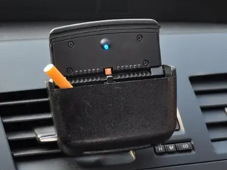 Car Ashtray with LED Light Cigarette Cigar Ash Tray Container Smoke Cylinder Cup Holder Storage Auto Accessories | Автомобили и
