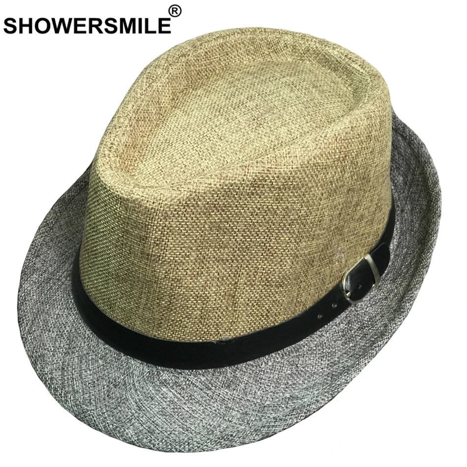 SHOWERSMILE красные синие Лоскутные Мужские фетровые шляпы хлопковые джазовые шляпы в британском стиле винтажные Женские Классические Осенние шляпы и кепки Новинка