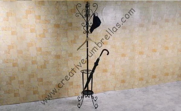 Профессиональная подставка/стойка для зонта из кованого железа металлическая