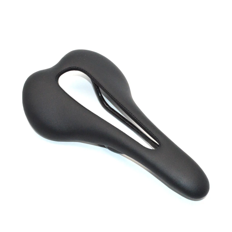

bike full Carbon Leather Saddle 3K Road MTB Bicycle saddle carbon size 275x147mm Cycling parts Seat parts saddles 137g