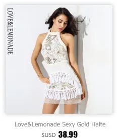 Узкие белые резинки Love& Lemonade LM0069