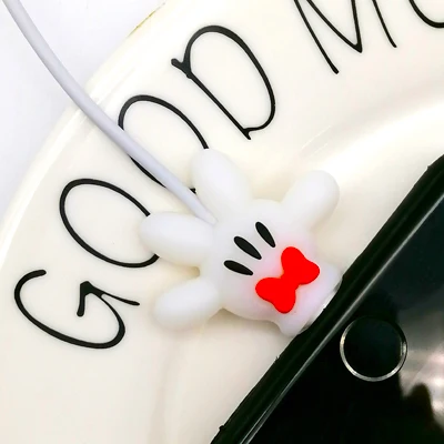Girl palm Мультяшные животные линия передачи данных протектор для iphone X XS Max XR 7 8 Plus 6 6S 5 5S чехол для huawei P20 Lite P iphone xr чехол - Цвет: Girl palm