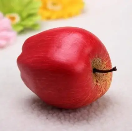 Реалистичные декоративные Пластик большой искусственный Apple фрукты пены Еда