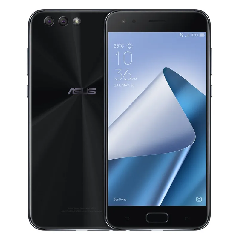Мобильный телефон ASUS ZenFone 4 ZE554KL Гб ОЗУ 64 ПЗУ Android 7.1.1 5 дюйма две камеры заднего вида