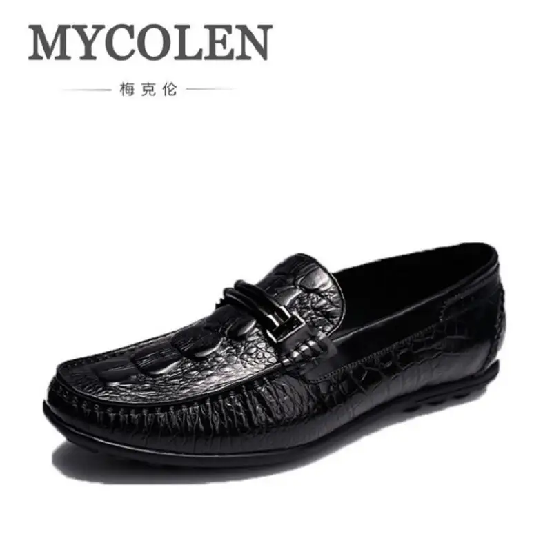 MYCOLEN Brand Men Shoes 2019 New Casual Breathable Comfortable Loafers Luxury Men's Flats Vintage Style Mocassim Masculino | Обувь