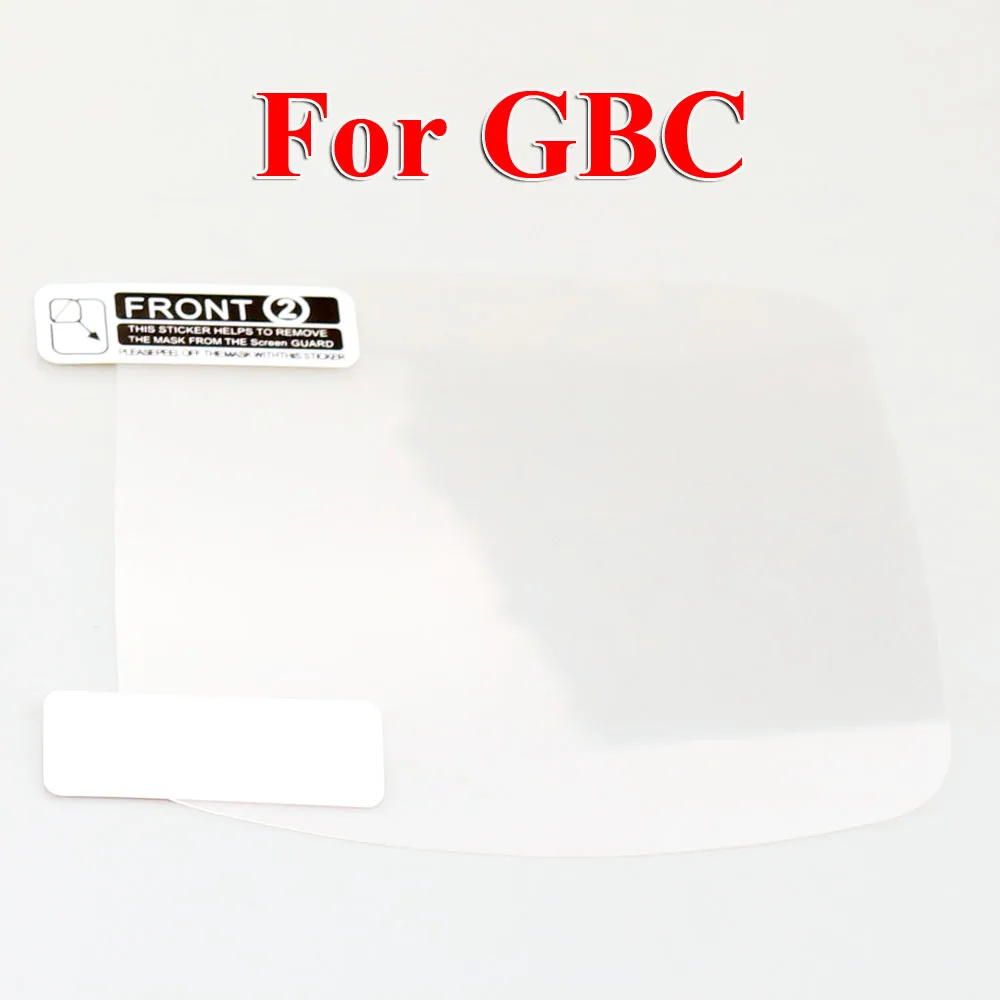 ChengHaoRan 1 шт пластиковая прозрачная защитная пленка для экрана GBP для GB GBA GBC GBA SP - Цвет: For GBC