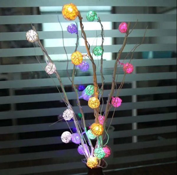 25 сушеные цветы рождественская елка свет главная гостиная мебель узел таиланд