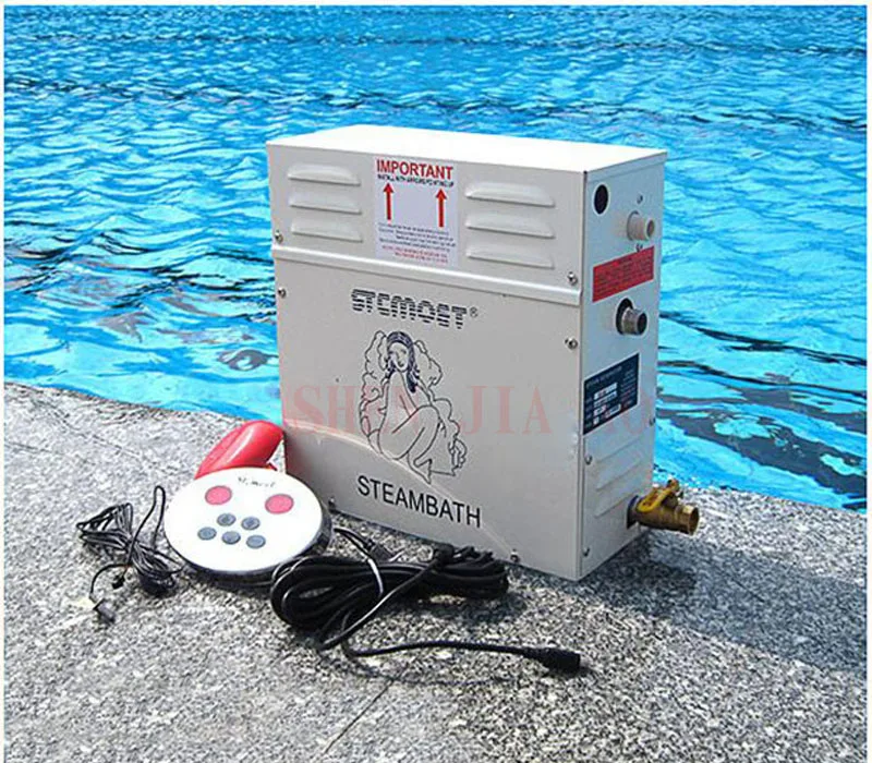 6KW парогенератор для душа 220 V-240 V домашная пропарочная машина сауна спа-ванна Паровая душевая кабина с цифровым управлением