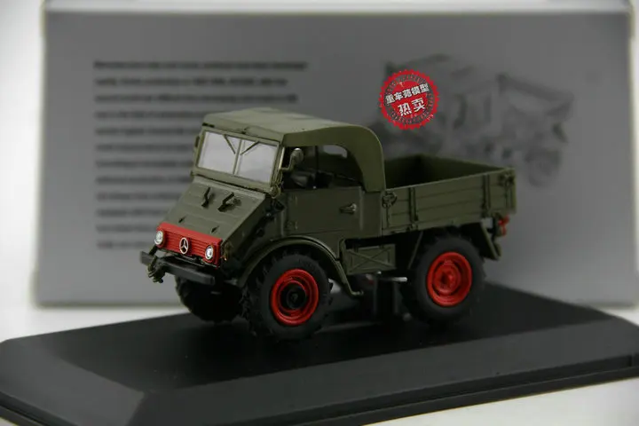 Классическая Игрушечная модель из сплава масштаб 1:43 Mercedes Benz Unimog U401 внедорожника