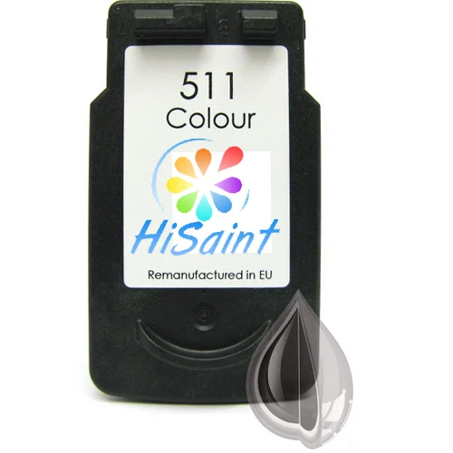 Черные и цветные восстановленные чернильные картриджи hisaint для струйного