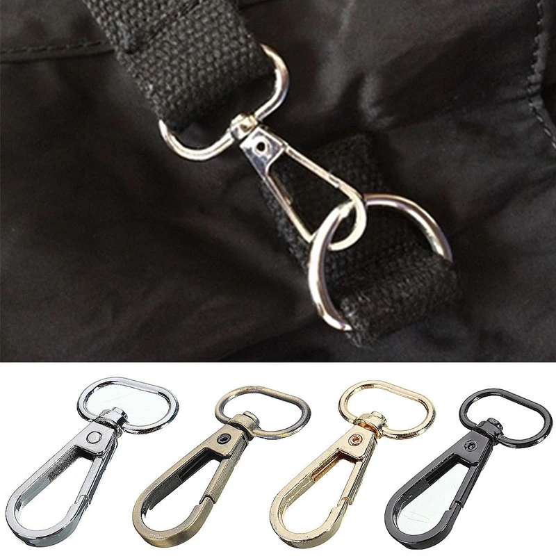 

5Pcs/lot 48 mm Bronze Golden Silver bag parts & accessories luggage bag buckle snap hook lobster clasp DIY Accessories Keychain